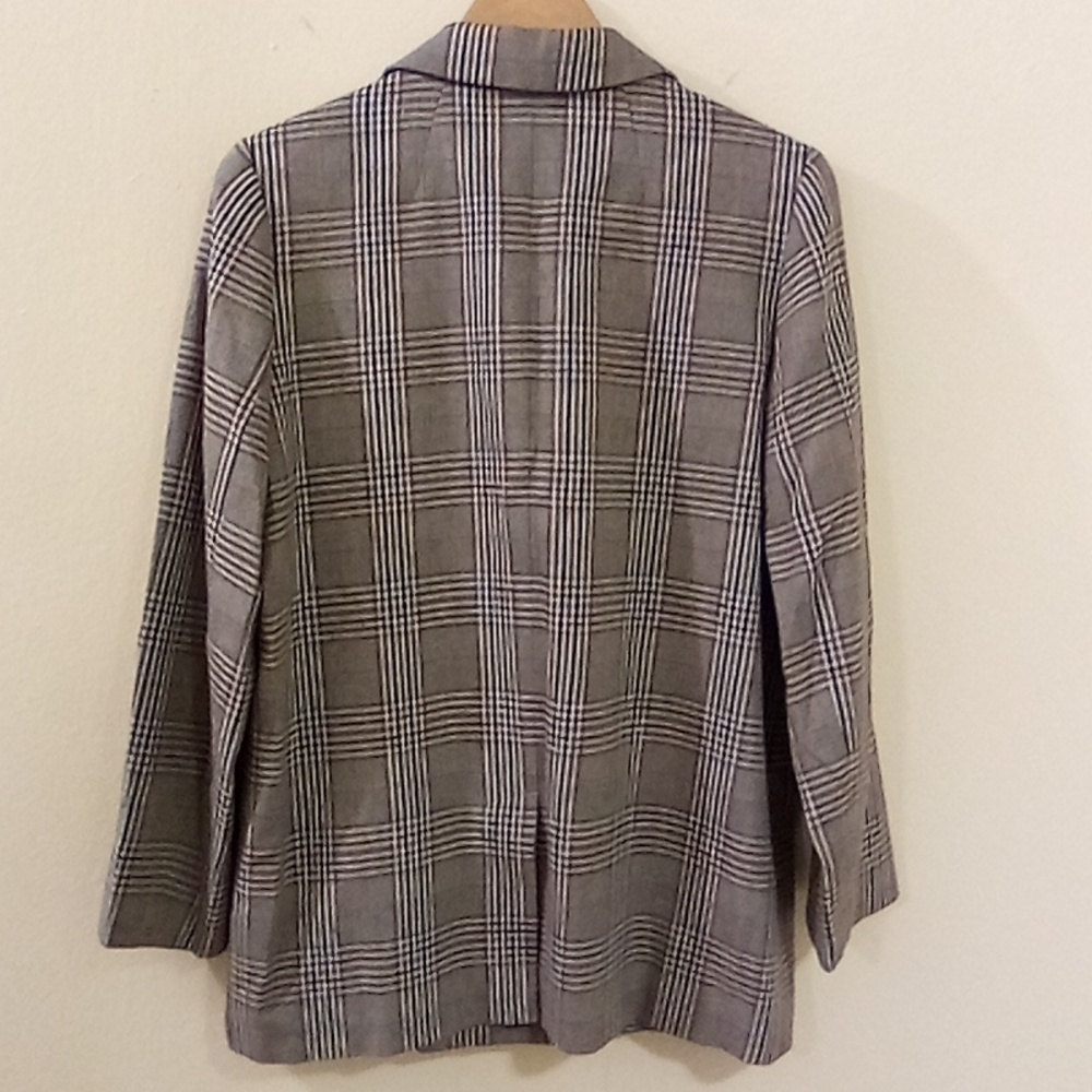 Madewell Plaid Double-Breasted Women's Jacket - Picture 4 of 4